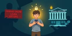Cuidado com empréstimos online de fontes não confiáveis