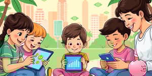 Conta infantil com educação financeira integrada