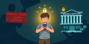Cuidado com empréstimos online de fontes não confiáveis