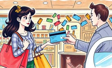 Evite aceitar qualquer cartão oferecido em lojas