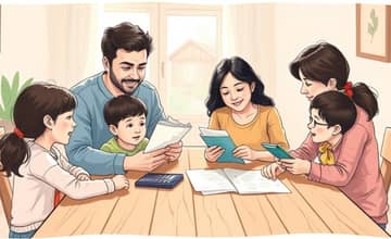 Seja transparente com sua família sobre dívidas