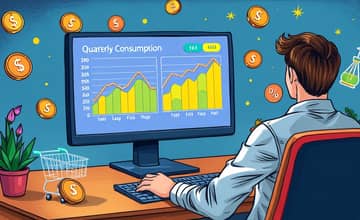 Analise seu padrão de consumo a cada trimestre