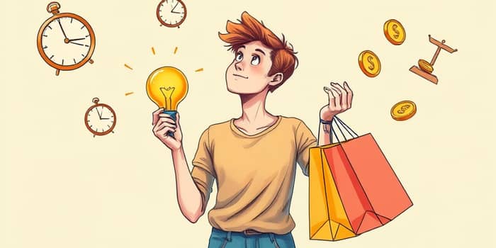 Adote o hábito de refletir antes de cada compra