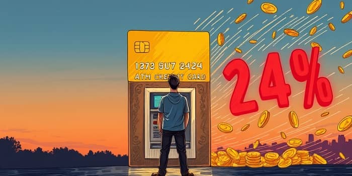 Evite saques no crédito devido ao custo elevado