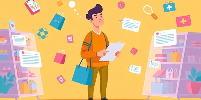 Evite compras por impulso com listas e reflexão