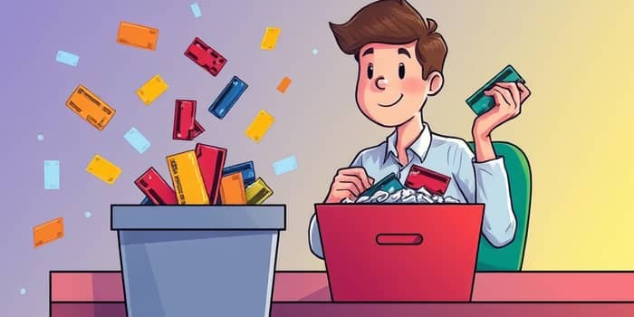 Desative cartões antigos que não têm mais função