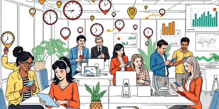 Use aplicativos para monitorar entradas e saídas em tempo real