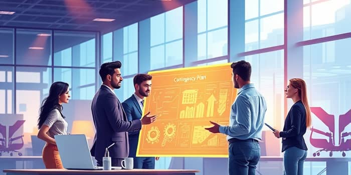 Tenha um plano de ação para imprevistos