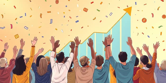 Comemore conquistas financeiras para manter a motivação