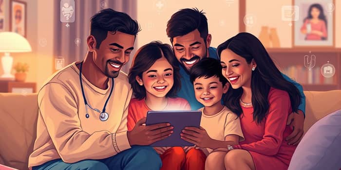 Plano de saúde digital para famílias