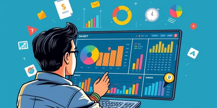 Use simuladores para prever o impacto das parcelas no orçamento