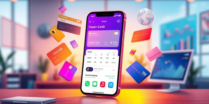 Cartão com controle personalizado por app