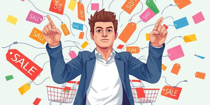Tenha disciplina para não cair em promoções impulsivas